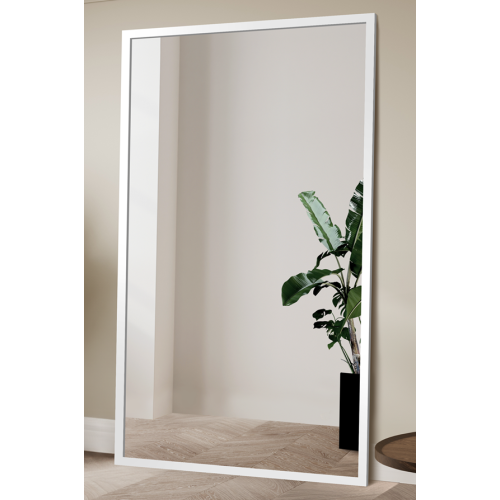 Großer Spiegel mit schlichtem Holzrahmen - 4501 -... 2