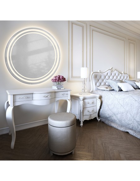 Runder Badezimmerspiegel mit Hintergrundbeleuchtung MAIA DUO LED