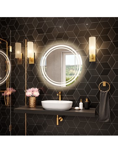 Runder Badezimmerspiegel mit...