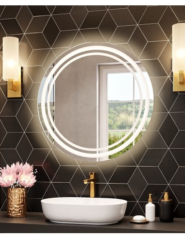 Runder Badezimmerspiegel mit...