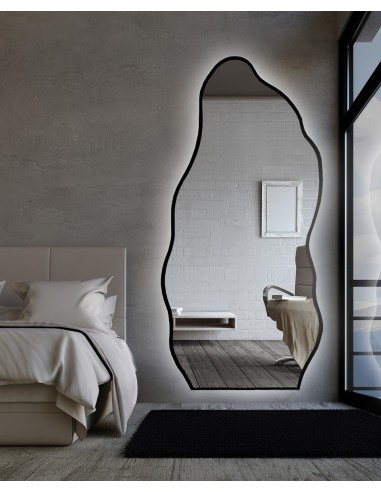 Organisch geformter Spiegel in Rahmen mit...