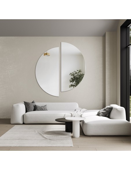 Set bestehend aus zwei Halbkreisen - DOUBLE I