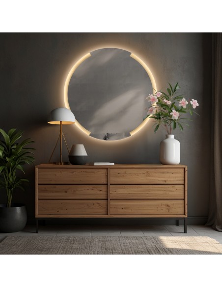 Badezimmerspiegel mit Hintergrundbeleuchtung ELIF LED I