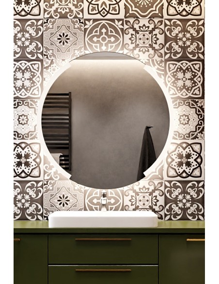 Badezimmerspiegel mit Hintergrundbeleuchtung ELIF LED I