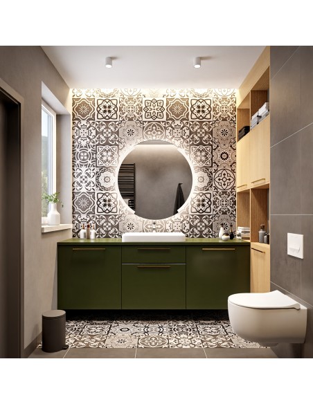 Badezimmerspiegel mit Hintergrundbeleuchtung ELIF LED I