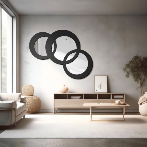 Dekospiegel mit MDF-Rahmen – EWELA - Rahmenfarbe nach Wahl