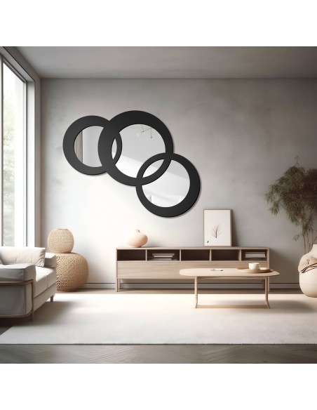 Dekospiegel mit MDF-Rahmen – EWELA - Rahmenfarbe nach Wahl