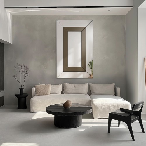 Dekospiegel in Glamouroptik zweifarbig - INES