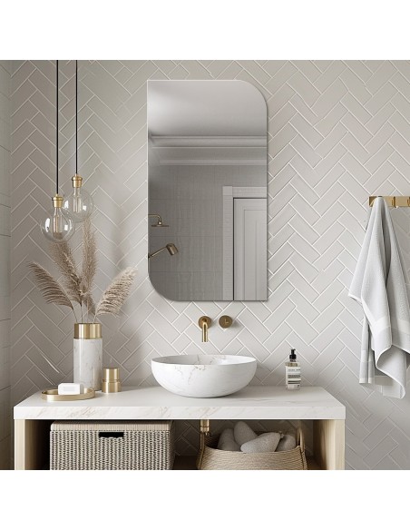 Spiegel mit unregelmäßiger Form - TRÄNE