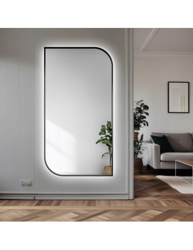 Spiegel mit Hintergrundbeleuchtung, Rahmen in...