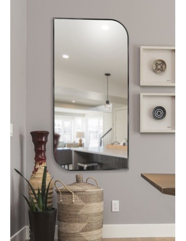 Spiegel in schwarzen Rahmen- MDF SLIM- Träne–...