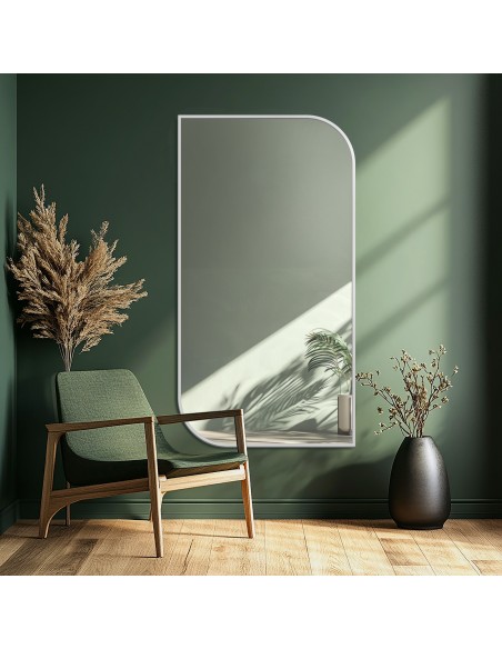 Spiegel in schwarzen Rahmen- MDF SLIM- Träne– Rahmenfarbe zu Auswahl