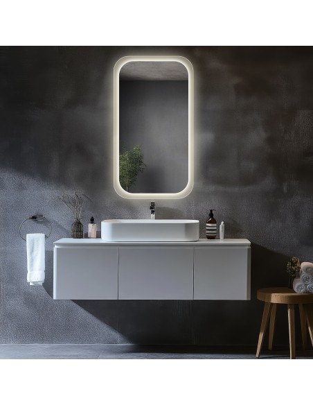 Badezimmerspiegel mit Hintergrundbeleuchtung - PAOLO LED