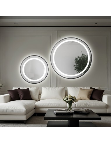 Set von Rundspiegeln mit...