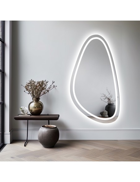Unregelmäßiger Spiegel mit Beleuchtung - SYDERYT LED II