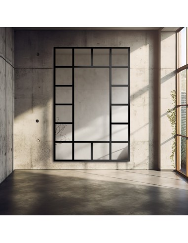 Loft-Spiegel mit Sprossen - ISMENA -...