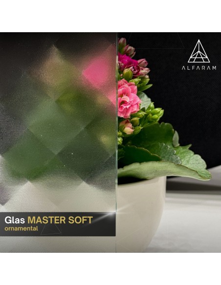 Dekorativer ovaler Spiegel aus ornamentiertem Glas Master Soft - LUXORA VESPER