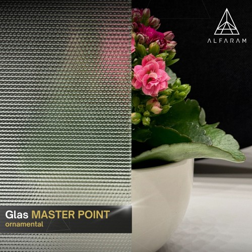 Dekorativer ovaler Spiegel aus ornamentiertem Glas Master... 2