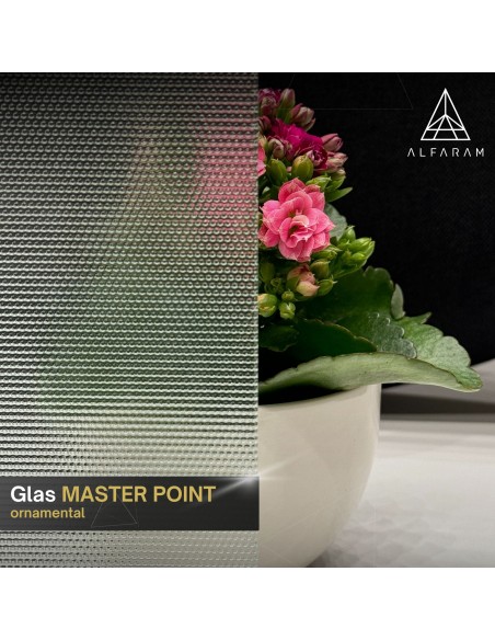 Dekorativer ovaler Spiegel aus ornamentiertem Glas Master Point - LUXORA ORNATE