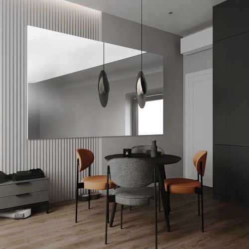 Großer Badezimmerspiegel rechteckig - AGIS