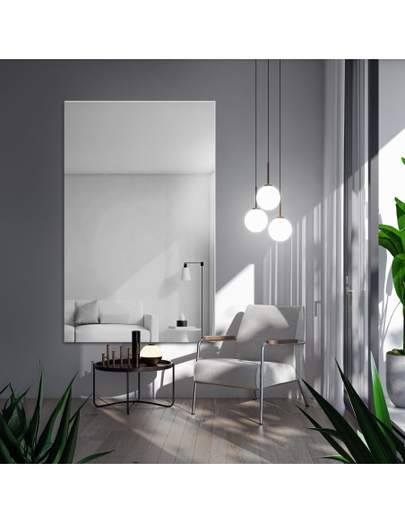 Großer Badezimmerspiegel rechteckig - AGIS