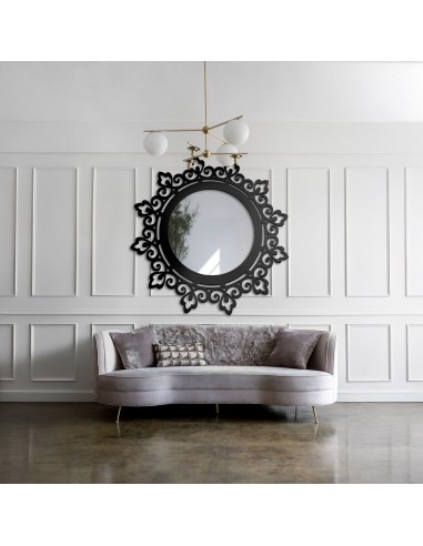 Dekorativer Spiegel, Rahmen mit durchbrochener...