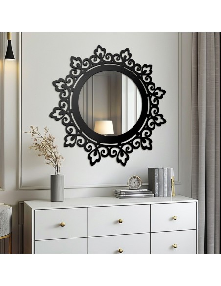 Dekorativer Spiegel, Rahmen mit durchbrochener Verzierung LARA