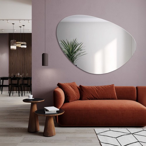 Badezimmerspiegel in unregelmäßiger Form - OBSYDIAN