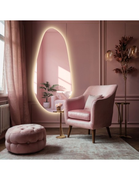 Das beleuchtete organische Spiegel für den Schminktisch - JASPIS LED