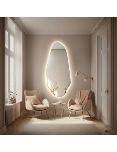 Das beleuchtete organische Spiegel für den...