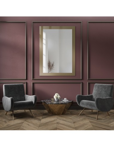 Dekorativer rechteckiger Spiegel aus...