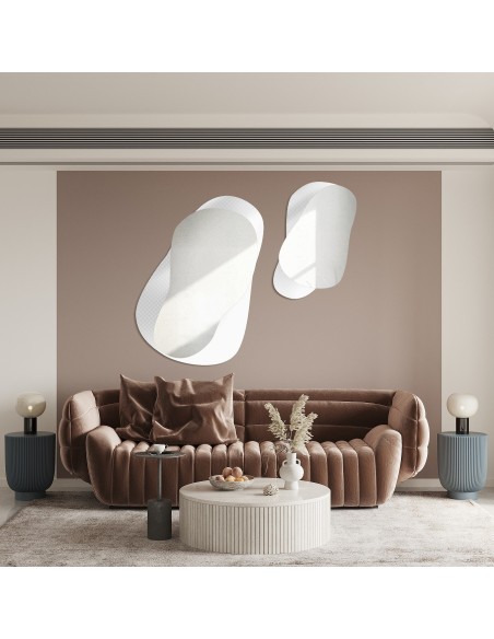 Dekorative Spiegel auf ornamentiertem Glas Master Point - LUXORA GRAVELO