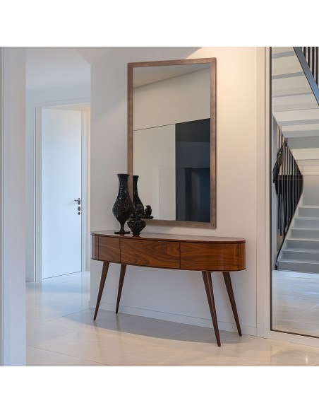 Spiegel mit braunem Holzrahmen – 4505001