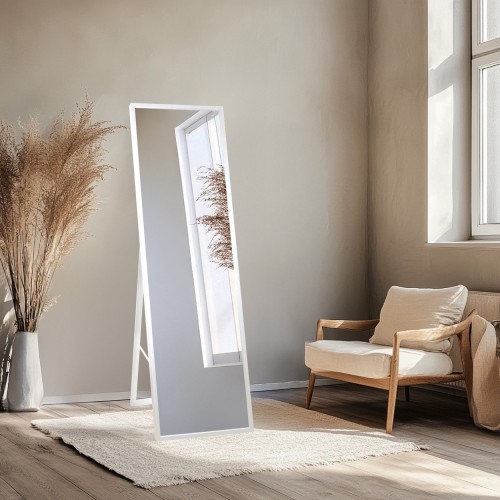 Standspiegel mit schmalem Holzrahmen für Garderobe - 1502... 2