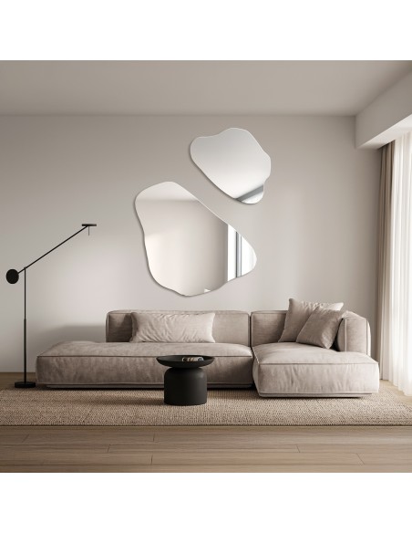 Set von Spiegeln mit unregelmäßiger Form - MORION