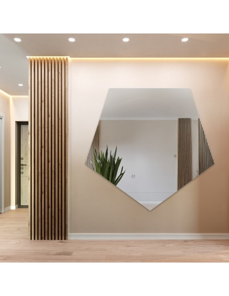 Spiegel in geometrischer Form – PENTA