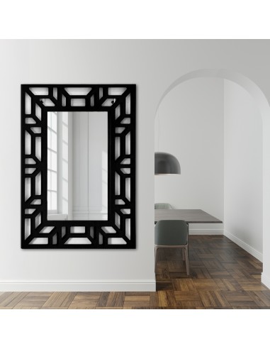 Spiegel mit durchbrochenem MDF-Dekorahmen -...