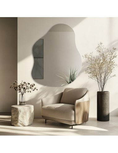 Dekorativer Spiegel in organischer Form - STONE