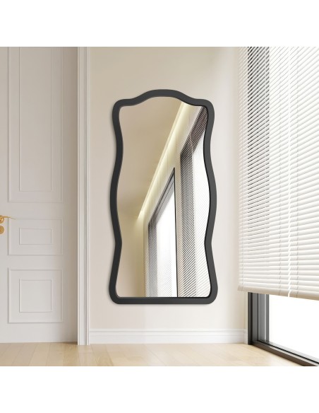 Unregelmäßiger Spiegel mit MDF-Rahmen - BLOBS TUTTI