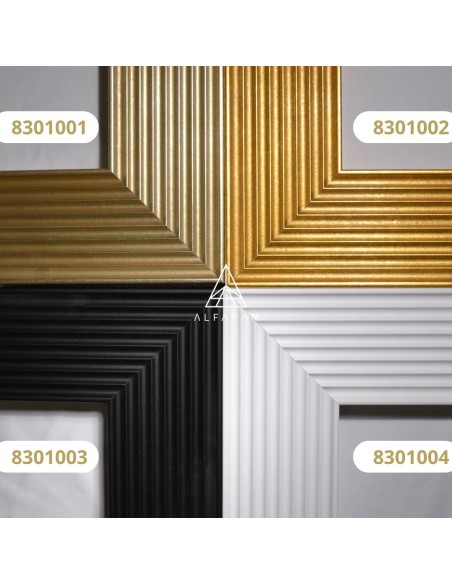 Spiegel in Holzrahmen – 8301– Rahmenfarbe zur Auswahl