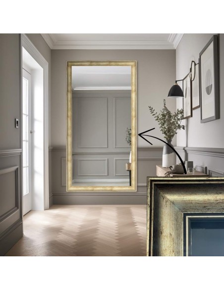 Spiegel mit goldenem Holzrahmen – 5401008