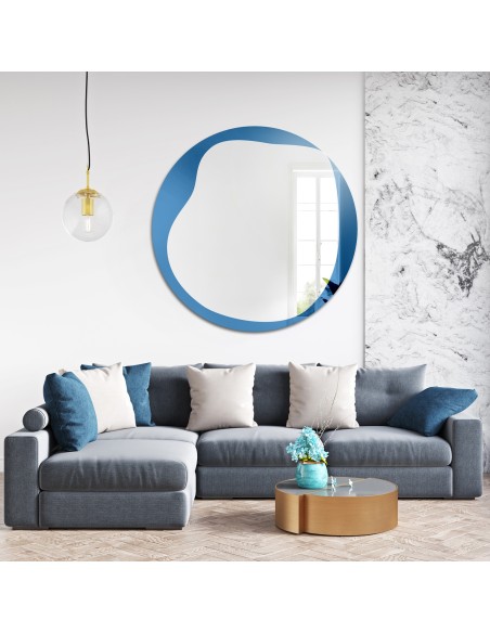 Unregelmäßiger blauer Spiegel - ICY BLUE