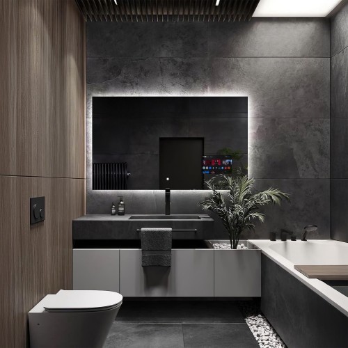 Intelligenter Badezimmerspiegel mit Beleuchtung - AGIS...