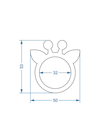 Dekorativer Wandspiegel für ein Kind in einem...
