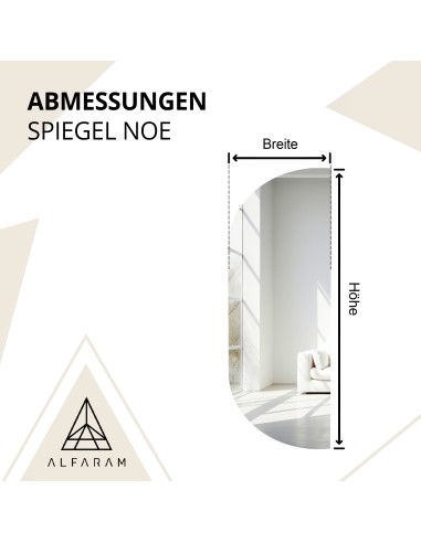 Spiegel mit unregelmäßiger Form – NOE