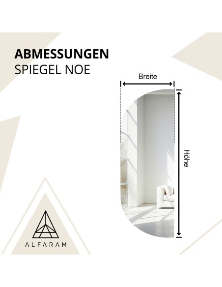 Spiegel mit unregelmäßiger Form – NOE