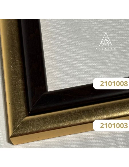 Moderner großer Wandspiegel mit Holzrahmen - 2101 - Rahmenfarbe nach Wahl