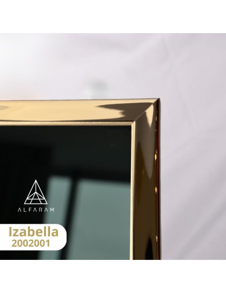 Spiegel mit spiegelndem Rahmen in goldglänzend - IZABELLA GOLD