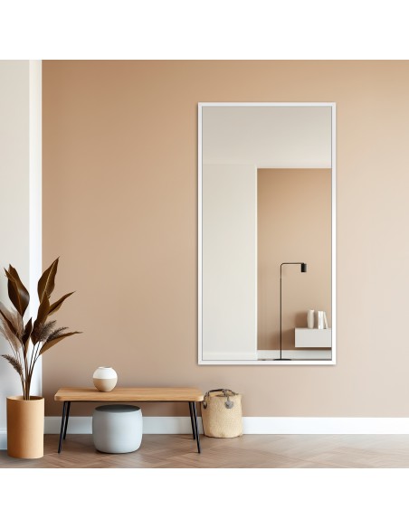 Spiegel mit schlichtem elegantem Rahmen - 1502 - Rahmenfarbe nach Wahl