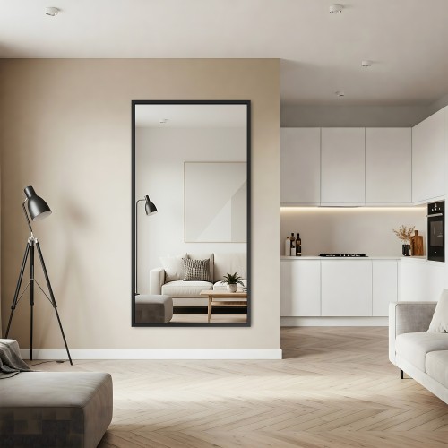 Spiegel mit schlichtem elegantem Rahmen - 1502 -...